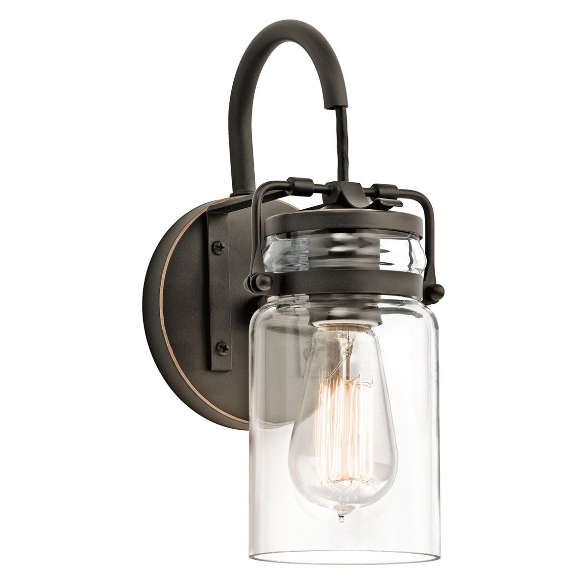 Brinley Light Wall Light in Olde Bronze