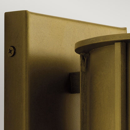 Camillo Medium Wall Lantern in Painted Natural Brass