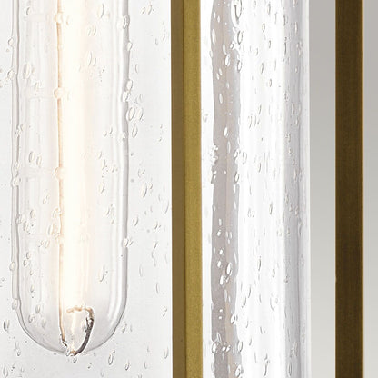 Camillo Medium Wall Lantern in Painted Natural Brass
