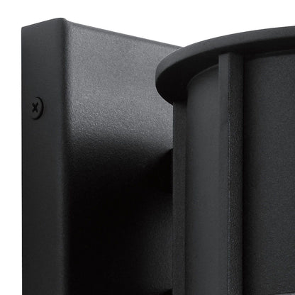 Camillo Medium Wall Lantern in Textured Black