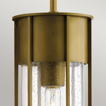 Camillo Outdoor Pendant in Painted Natural Brass