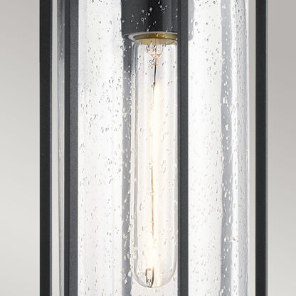 Camillo Outdoor Pendant in Textured Black