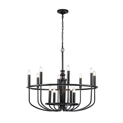 Capitol Hill Light Chandelier in Black