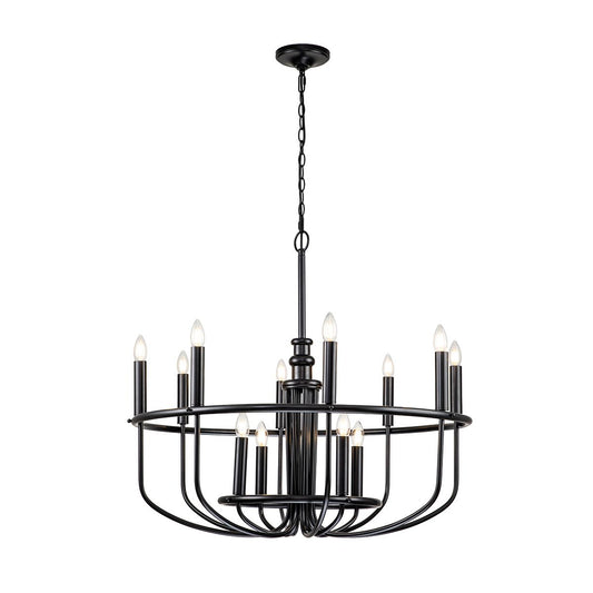 Capitol Hill Light Chandelier in Black