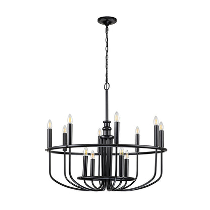 Capitol Hill Light Chandelier in Black