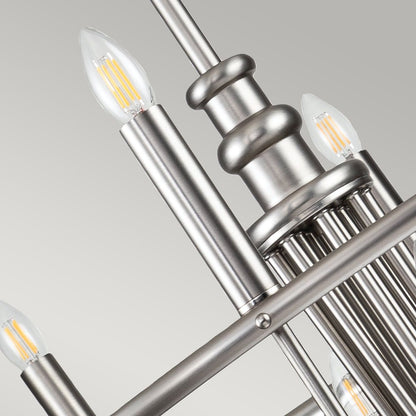Capitol Hill Light Chandelier in Brushed Nickel