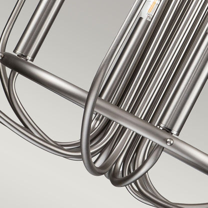 Capitol Hill Light Chandelier in Brushed Nickel