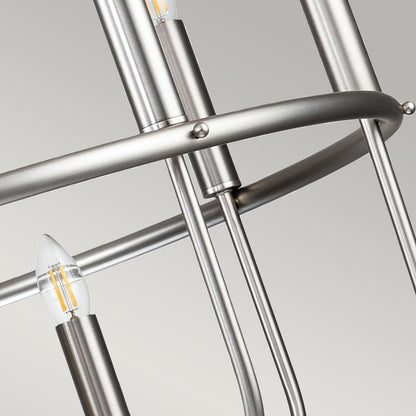 Capitol Hill Light Chandelier in Brushed Nickel