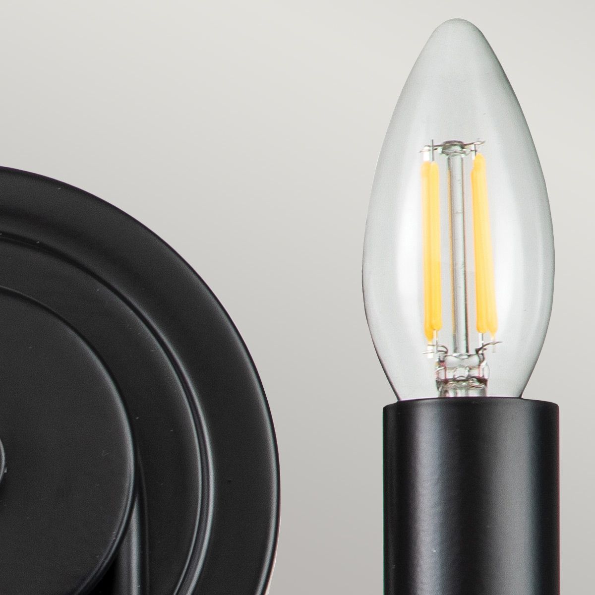 Capitol Hill In Light Wall Light Black