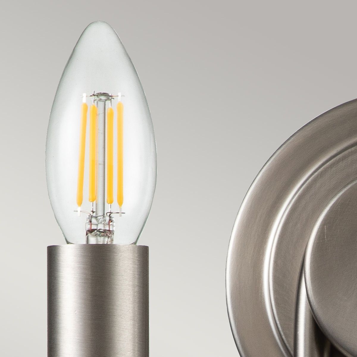 Capitol Hill In Light Wall Light Brushed Nickel