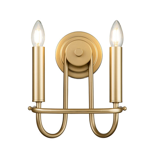 Capitol Hill In Light Wall Light Painted Natural Brass
