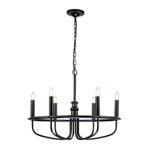 Capitol Hill In Light Chandelier In Black