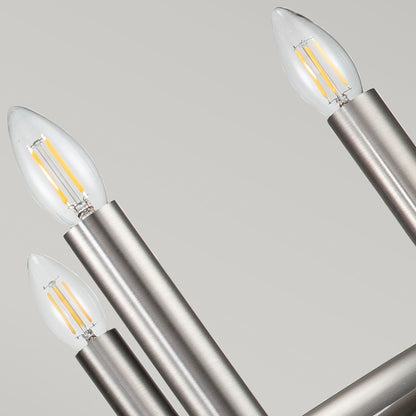 Capitol Hill In Light Chandelier Brushed Nickel