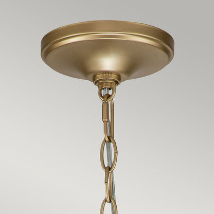 Capitol Hill In Light Chandelier In Painted Natural Brass