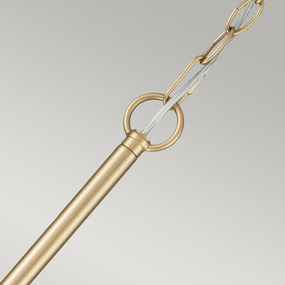 Capitol Hill In Light Chandelier In Painted Natural Brass
