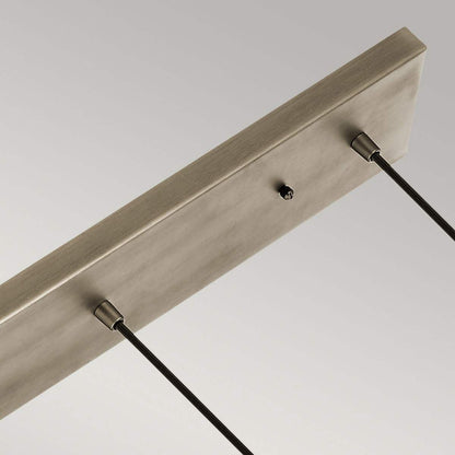 Ceiling Pan Rectangular Ceiling Plate in Antique Pewter