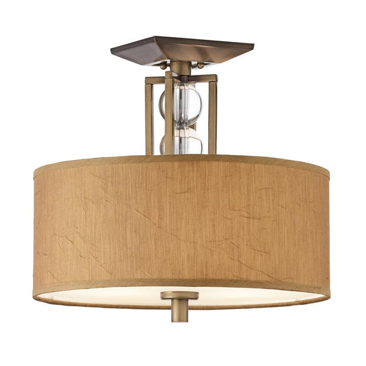 Celestial Light Semi-Flush in Cambridge Bronze