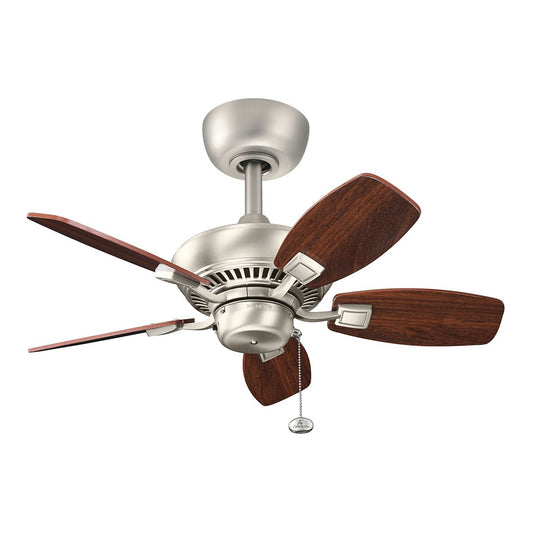 Canfield 30in / 76cm Fan Brushed Nickel