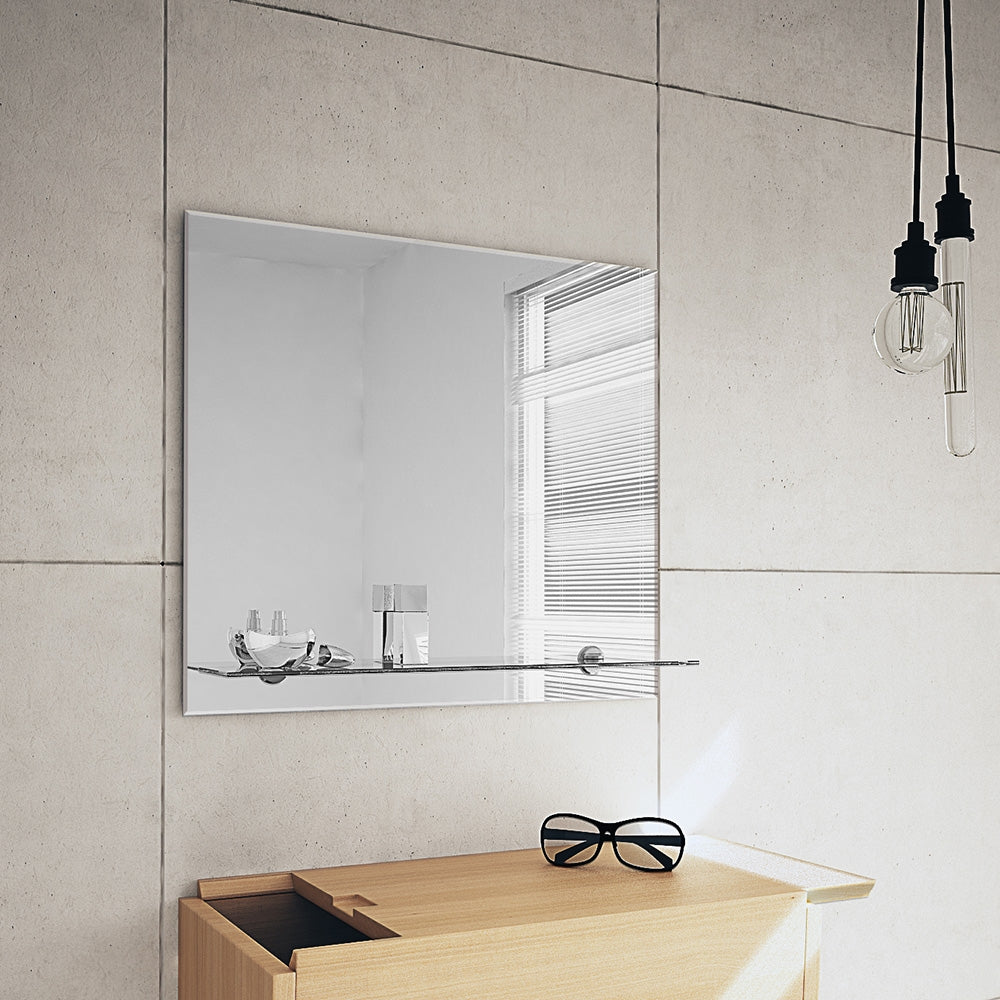 Ledge Rectangular Mirror - Straight 70