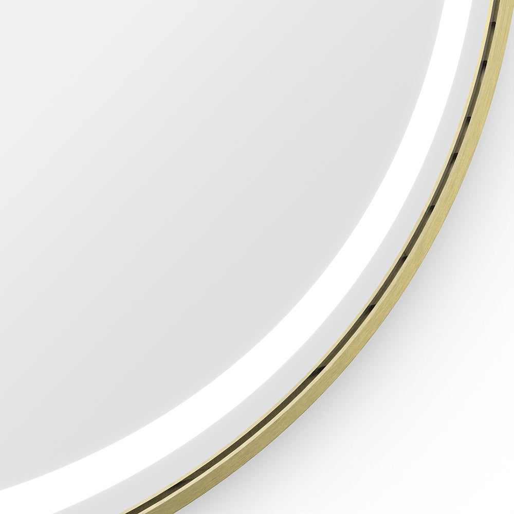 Lomax Light Round Mirror - 70cm