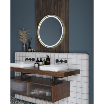 Lomax Light Round Mirror - 70cm