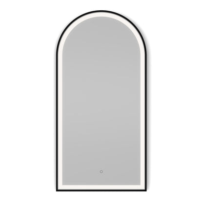 Lomax Light Arched Mirror - 50x100cm