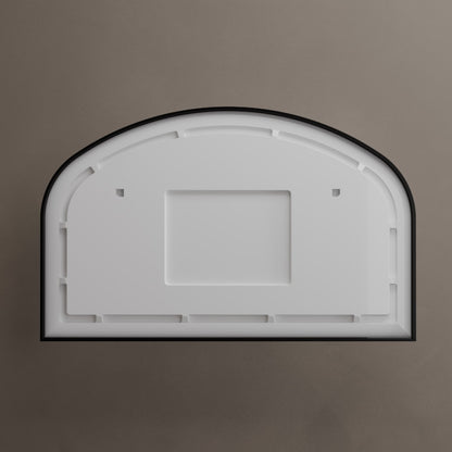 Lomax Light Overmantle Arch Mirror - 120x75cm