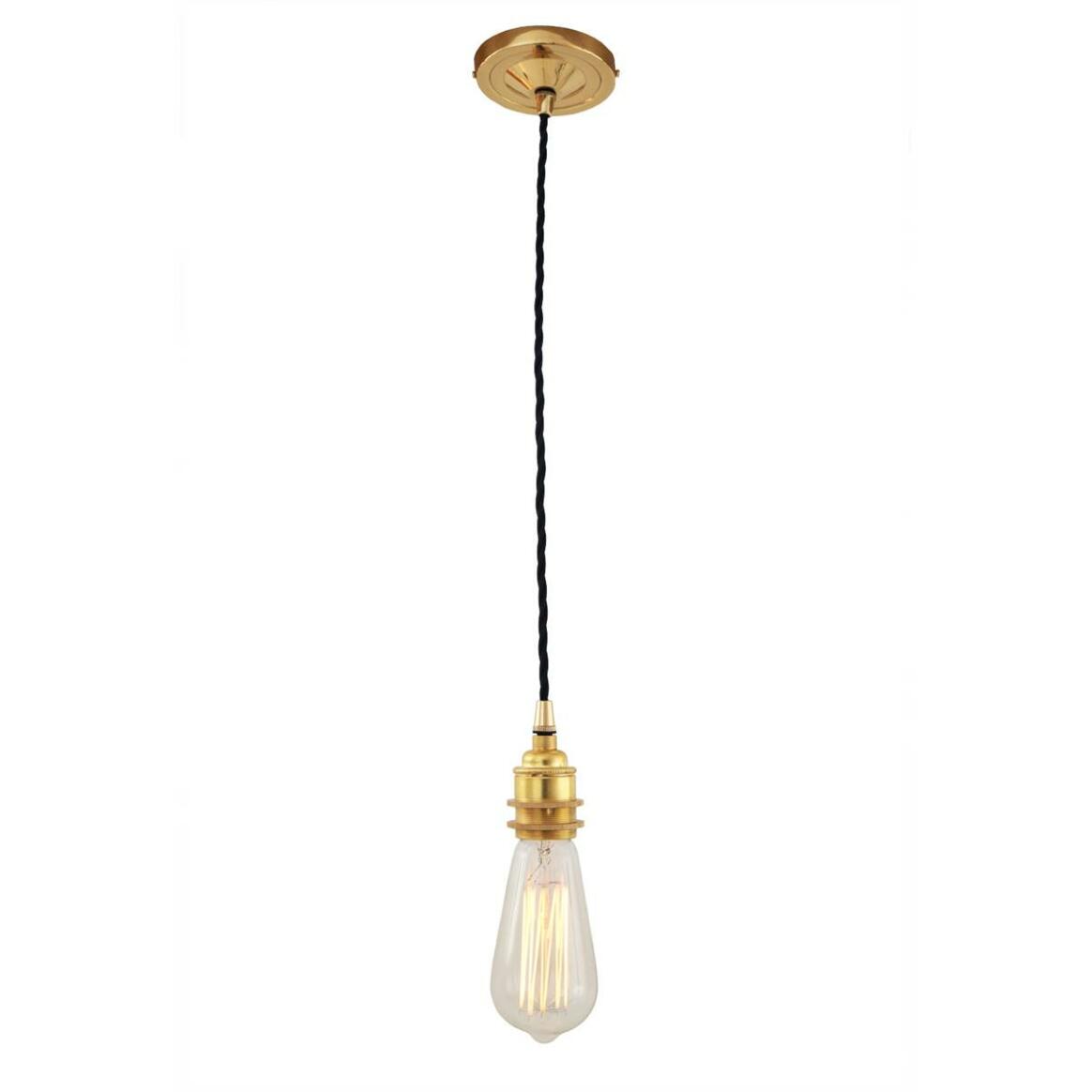 Lome Vintage Bare Bulb Pendant Light