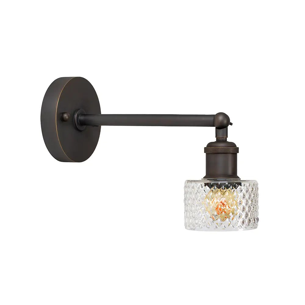 Dante Petite Prismatic Glass Wall Light