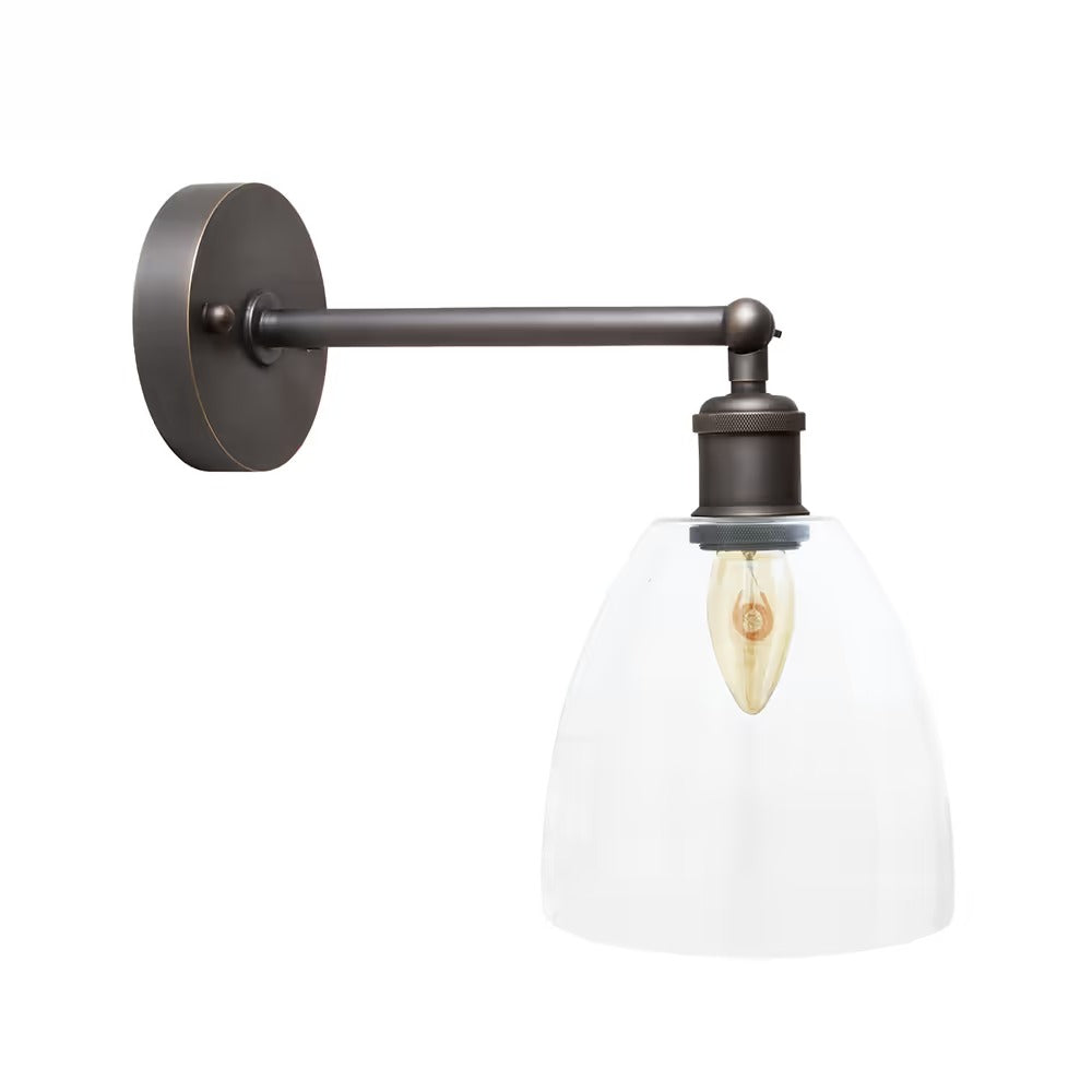 Potter Clear Glass Wall Light