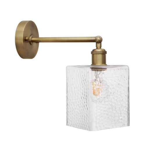 Montagu Cuboid Glass Wall Light