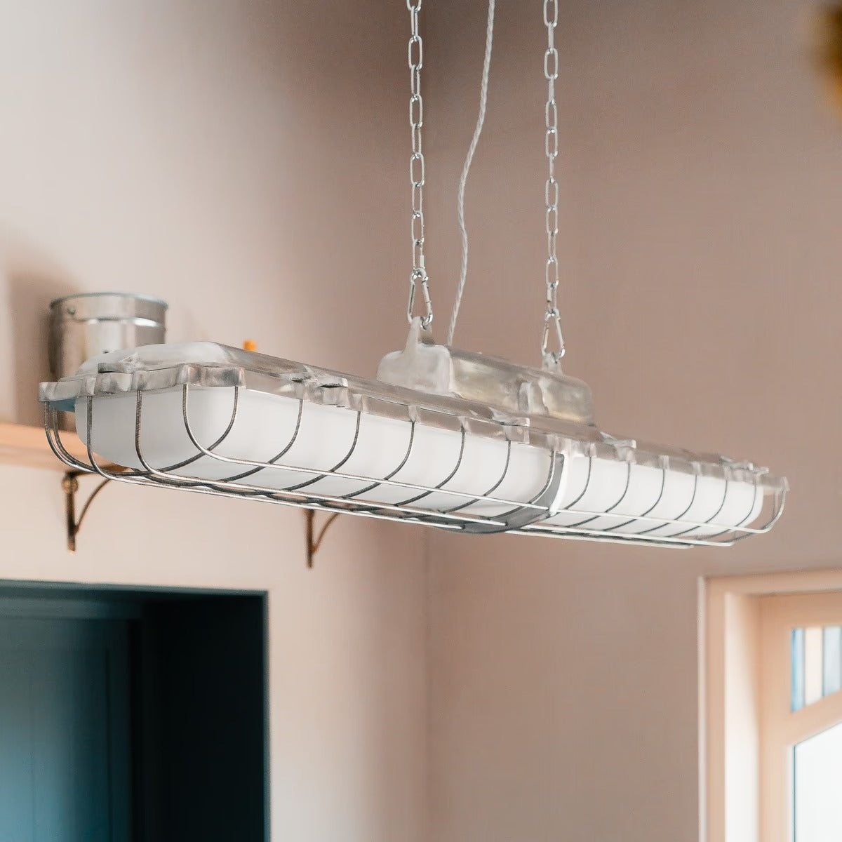 Soho Lighting Warwick Aluminum Industrial Strip Large Pendant Light - The Statement Collection