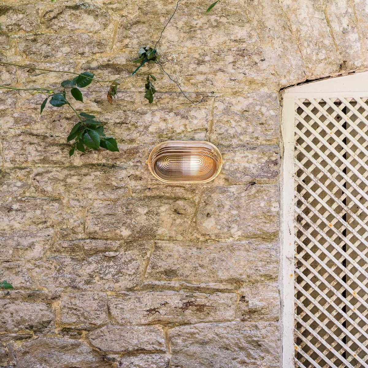 Soho Lighting Marlborough Eyelid Prismatic Glass IP65 Outdoor & Bathroom Solid Brass Bulkhead Wall Light