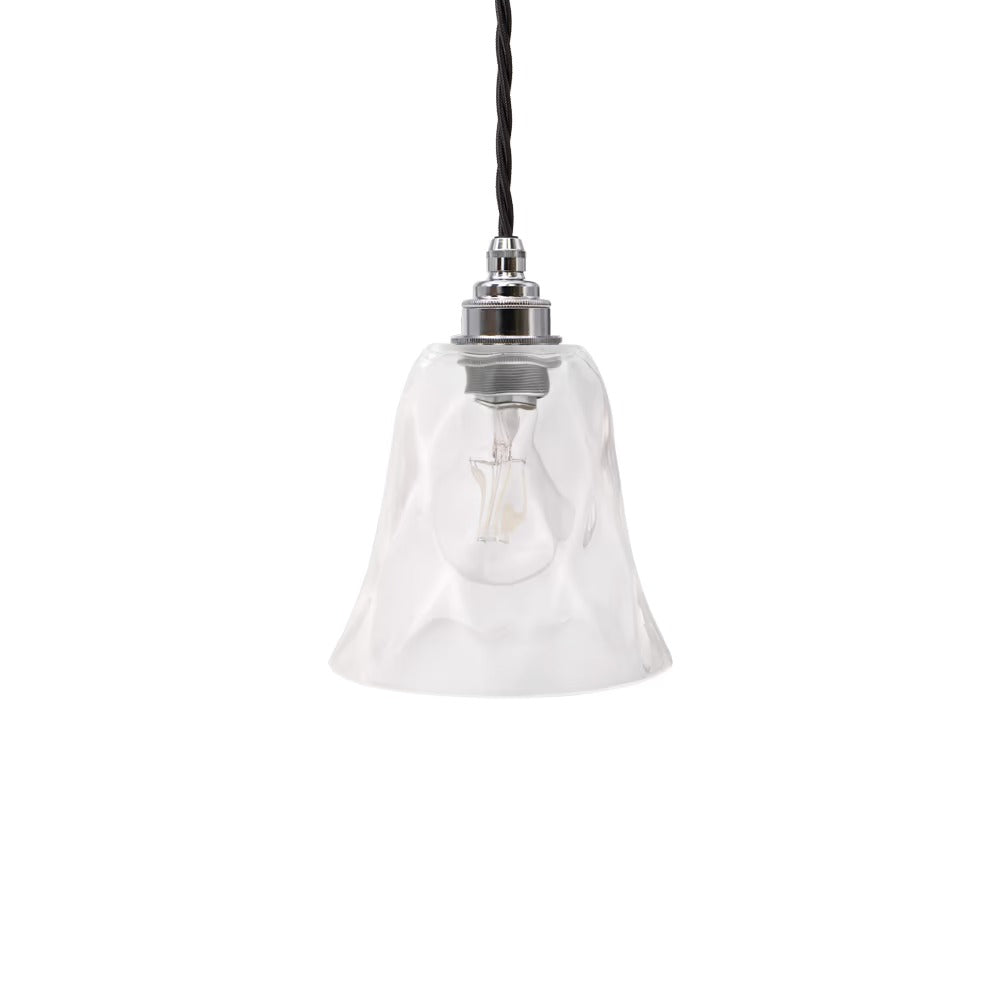 Rosetti Dapple Clear Glass Pendant Light