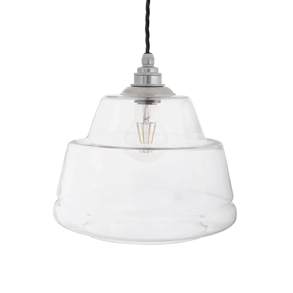 James Step Glass Pendant Light