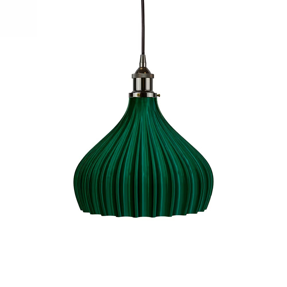 Persian Shallow Emerald Green Pendant Light