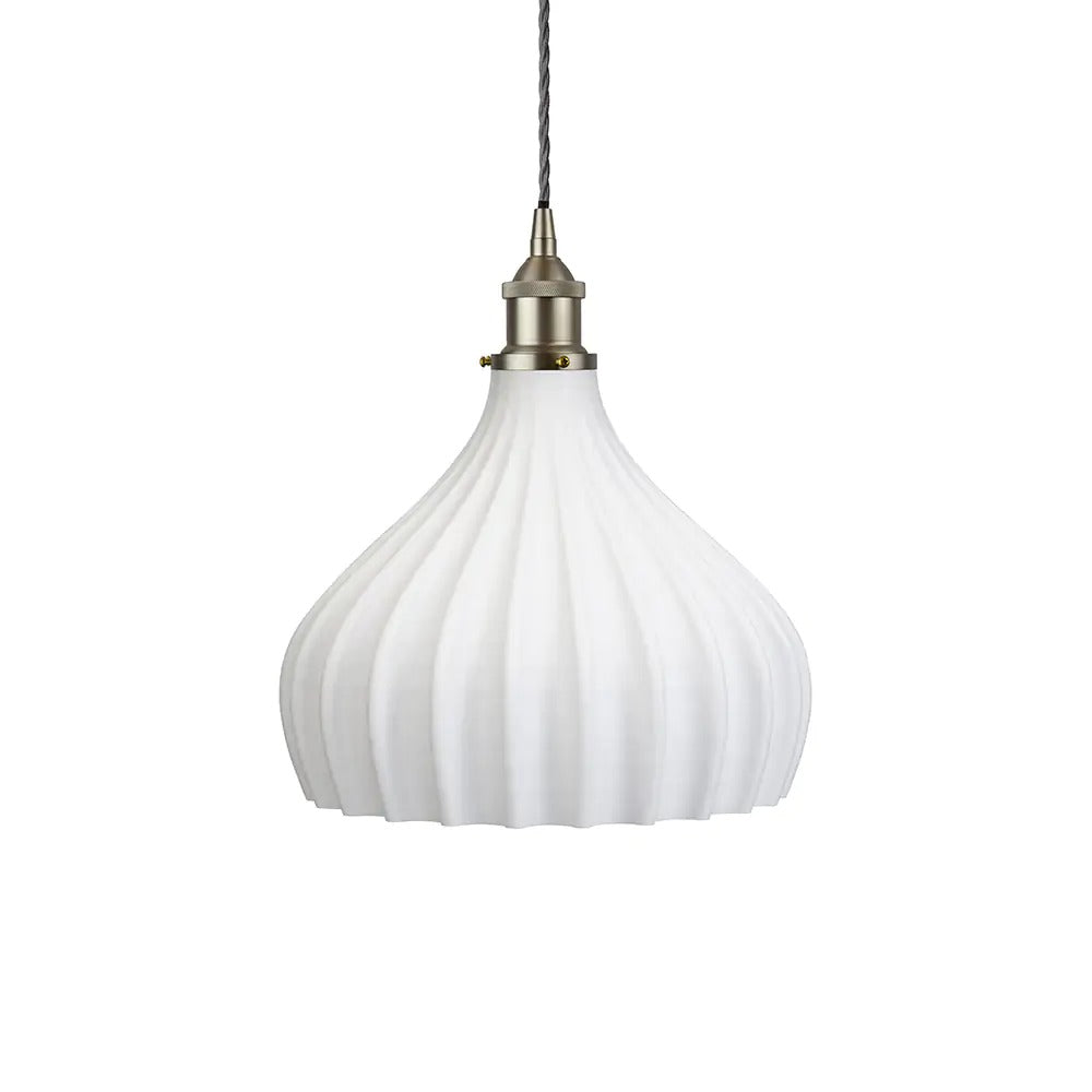 Persian Shallow Surf White Pendant Light