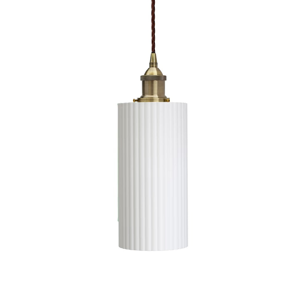 Ionian Ripple Deep Surf White Pendant Light