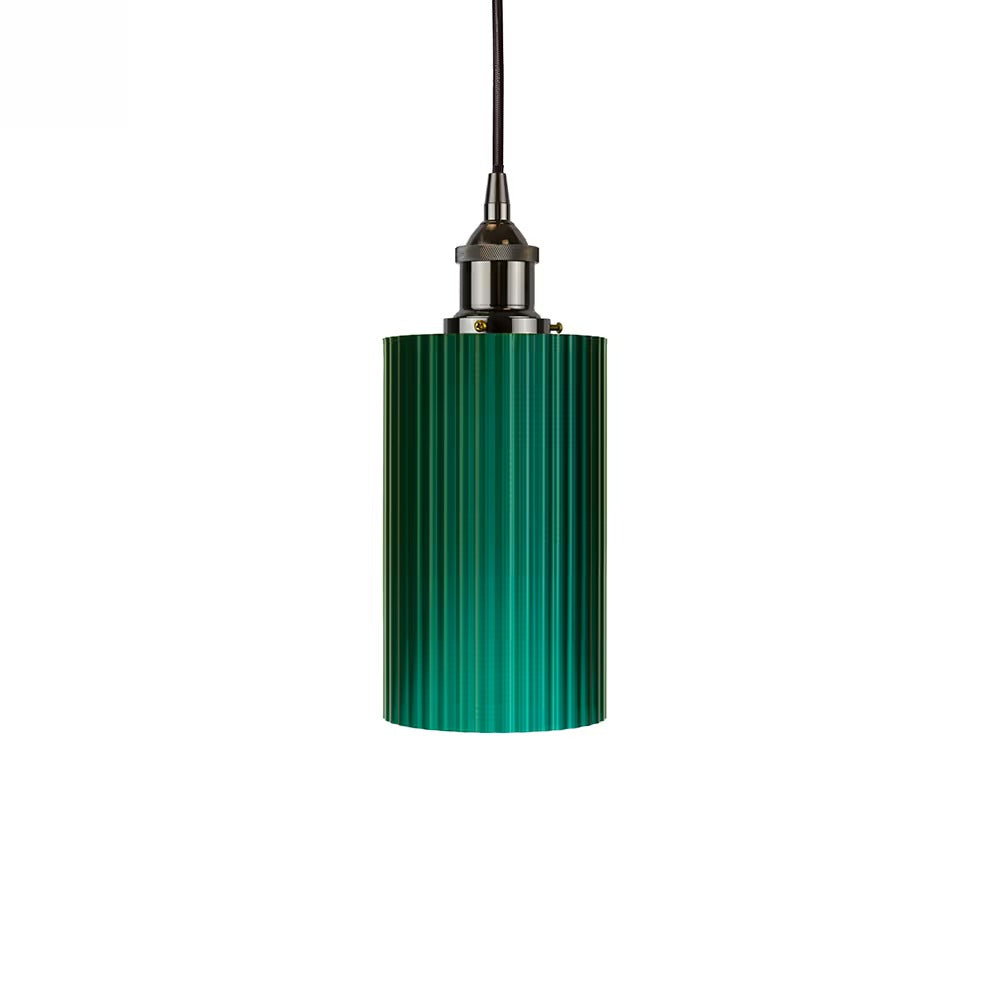 Ionian Ripple Shallow Emerald Green Pendant Light