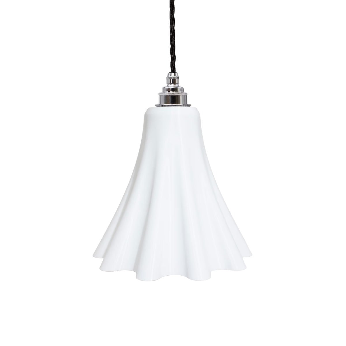 Bluebell Pendant Light in Surf White