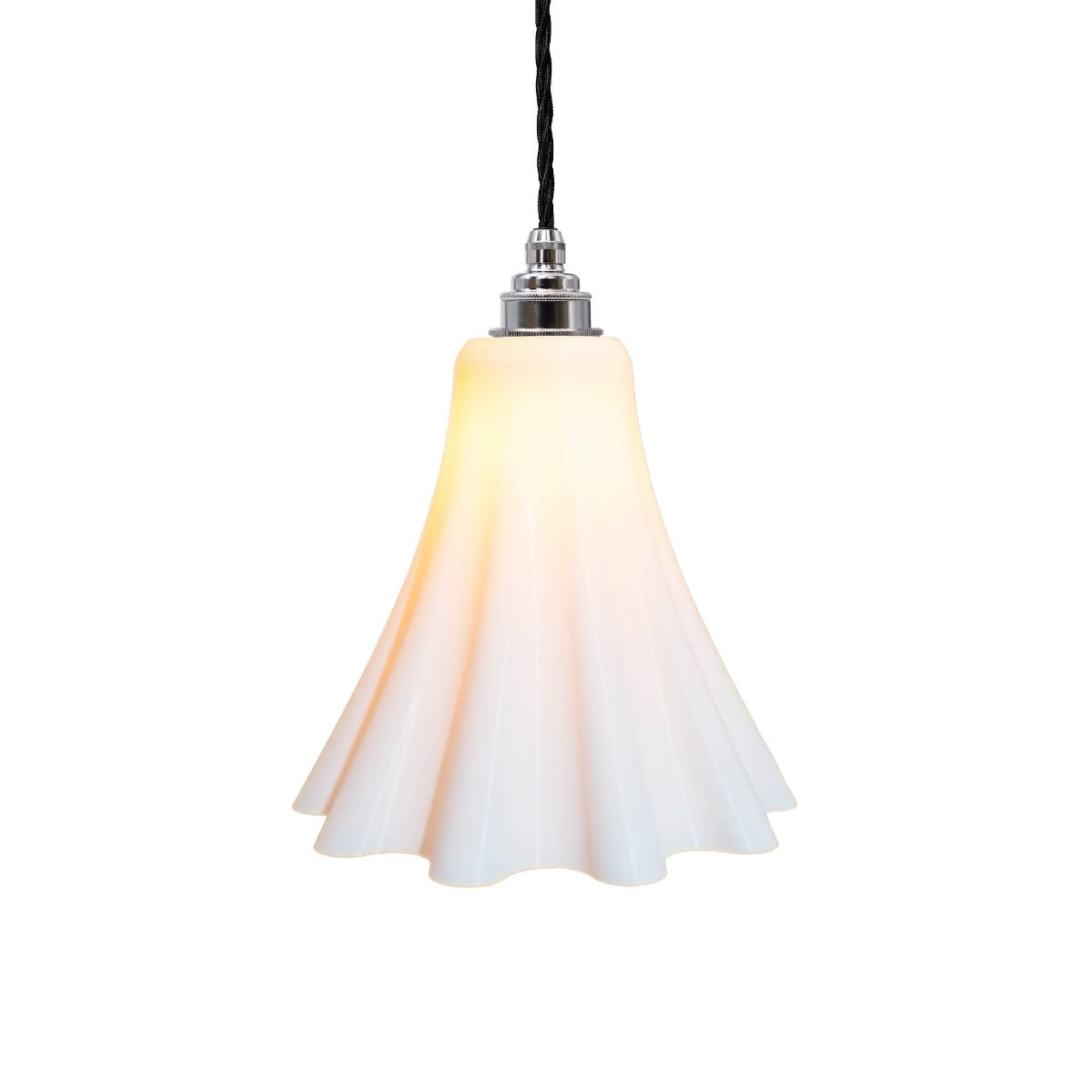 Bluebell Pendant Light in Surf White