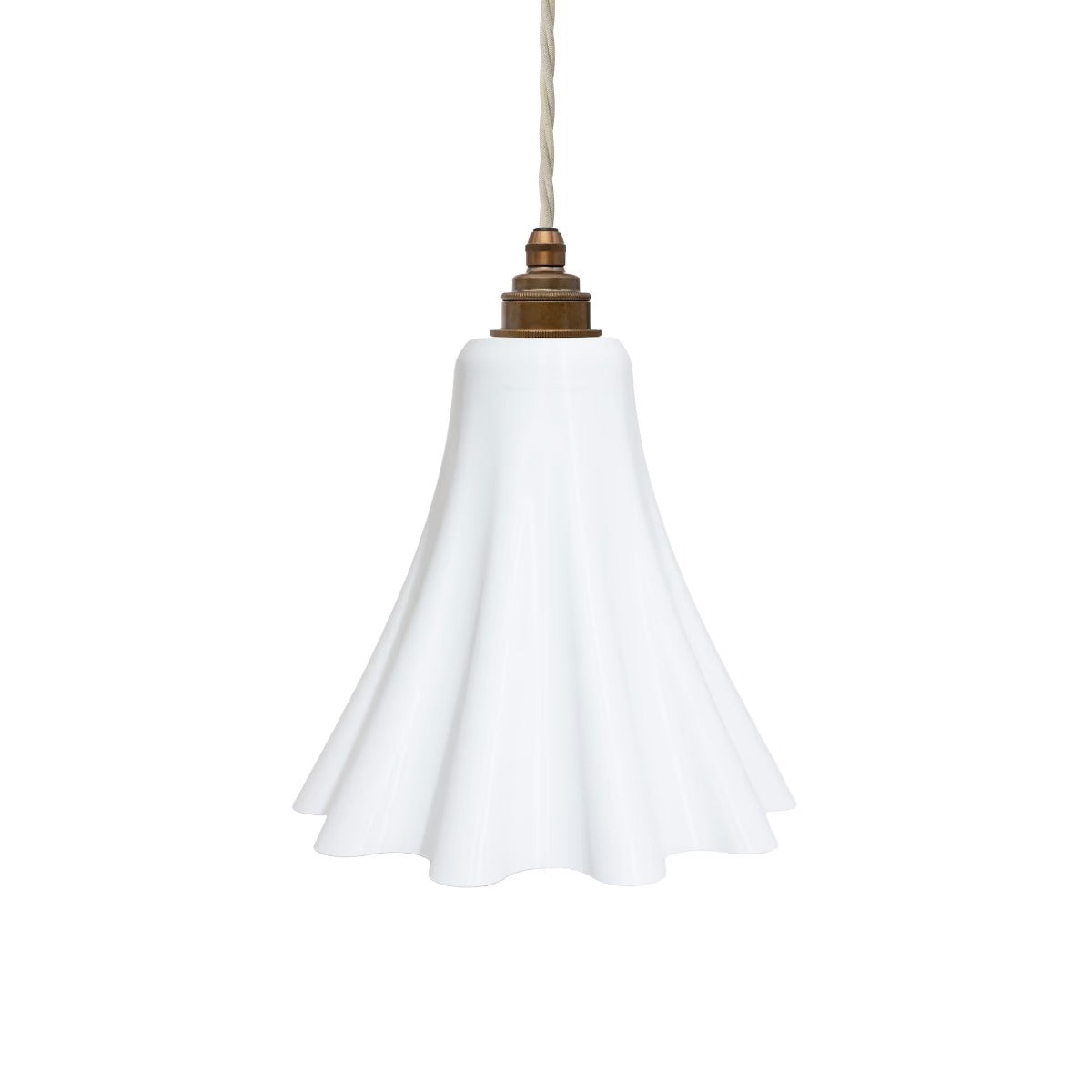Bluebell Pendant Light in Surf White