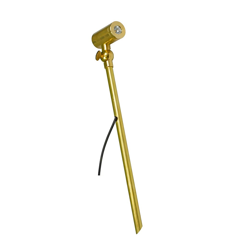 Soho Lighting Chelsea IP68 Solid Brass Spike Light 12V DC 3000K with 2 Metre Cable