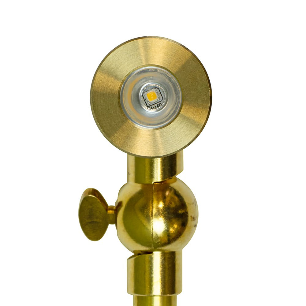 Soho Lighting Chelsea IP68 Solid Brass Spike Light 12V DC 3000K with 2 Metre Cable