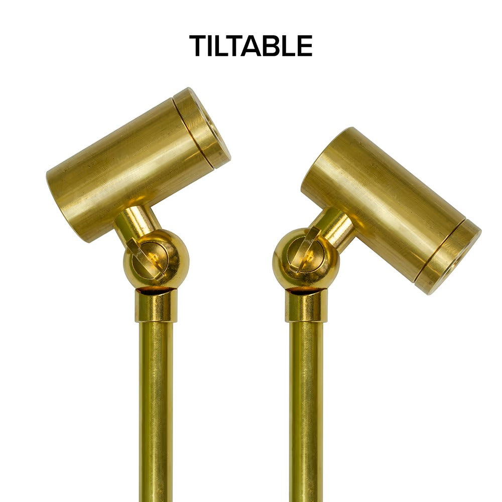 Soho Lighting Chelsea IP68 Solid Brass Spike Light 12V DC 3000K with 2 Metre Cable