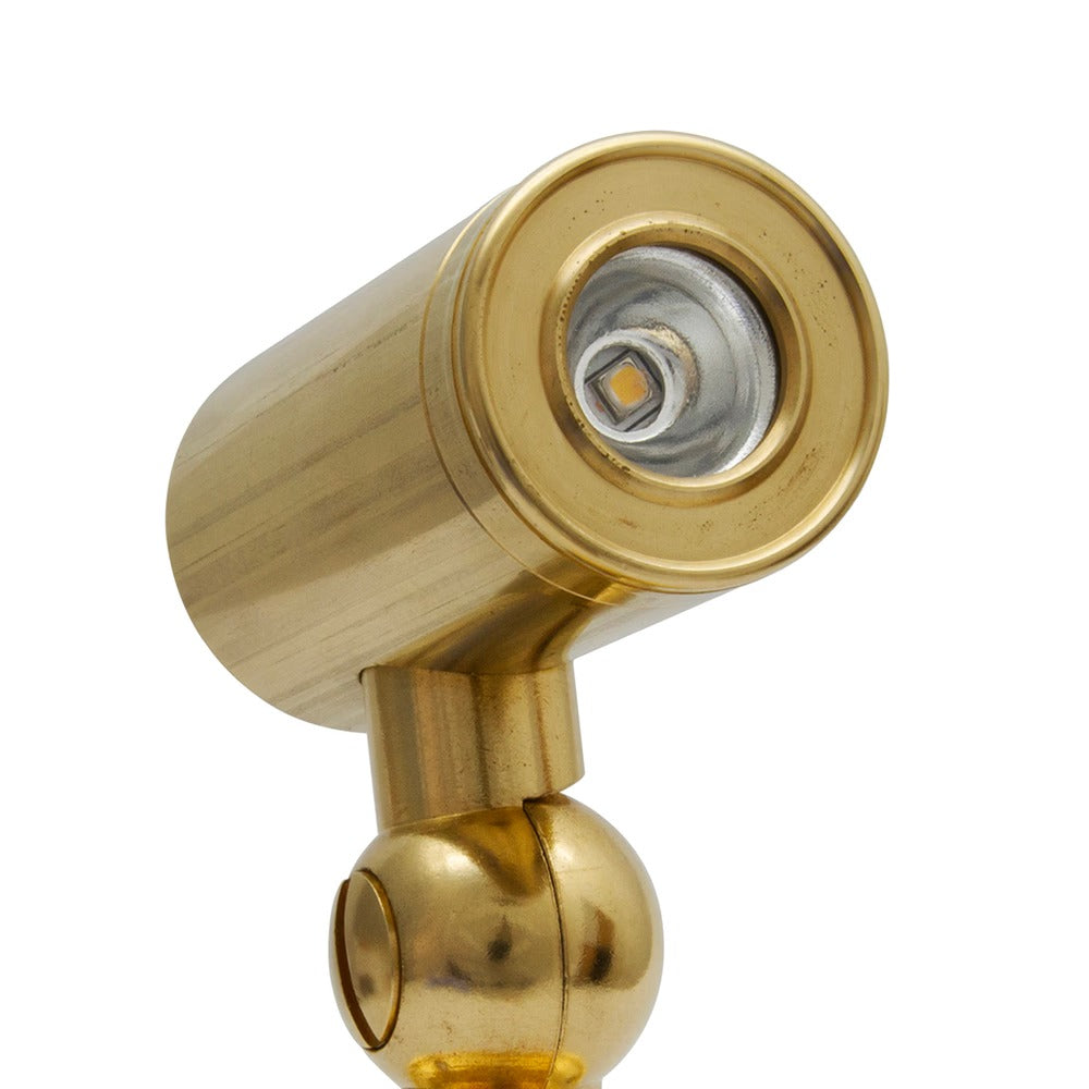 Soho Lighting Chelsea IP68 Solid Brass Traditional Spot Light 12V DC 3000K with 3 Metre Cable