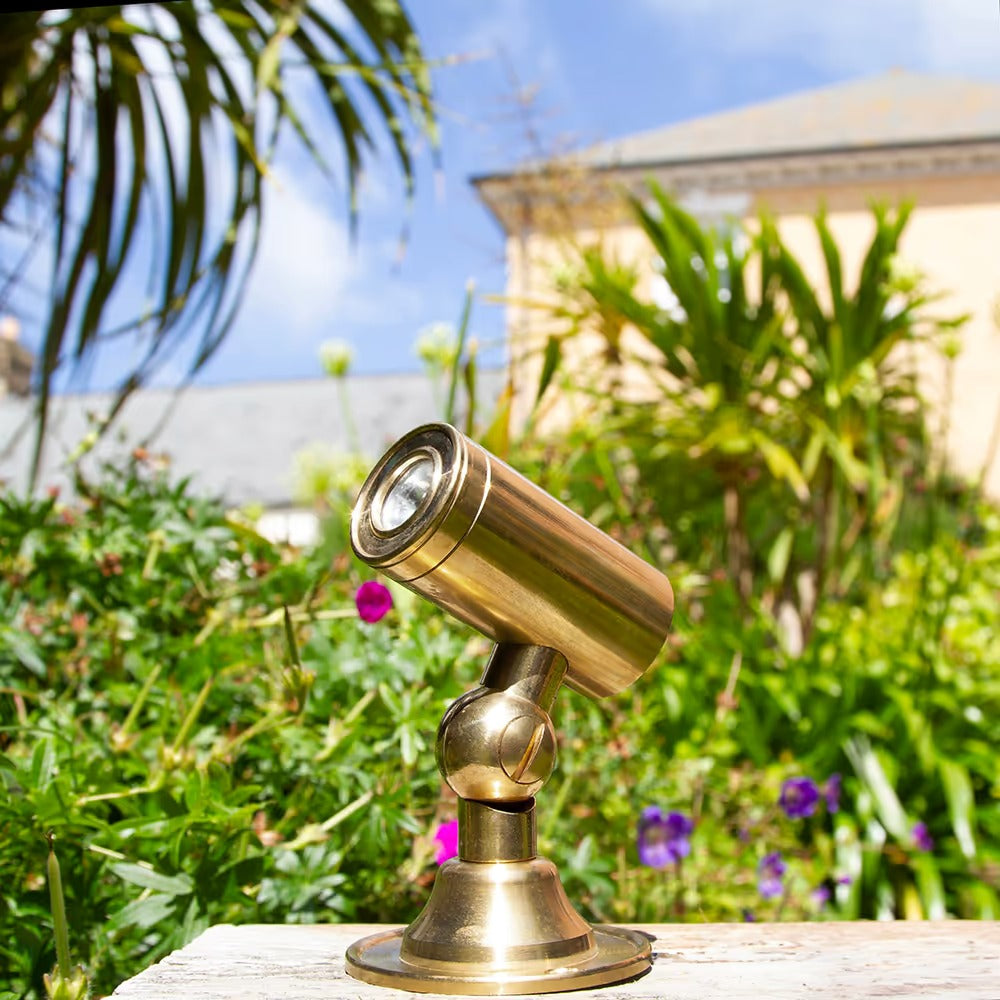 Soho Lighting Chelsea IP68 Solid Brass Traditional Spot Light 12V DC 3000K with 3 Metre Cable
