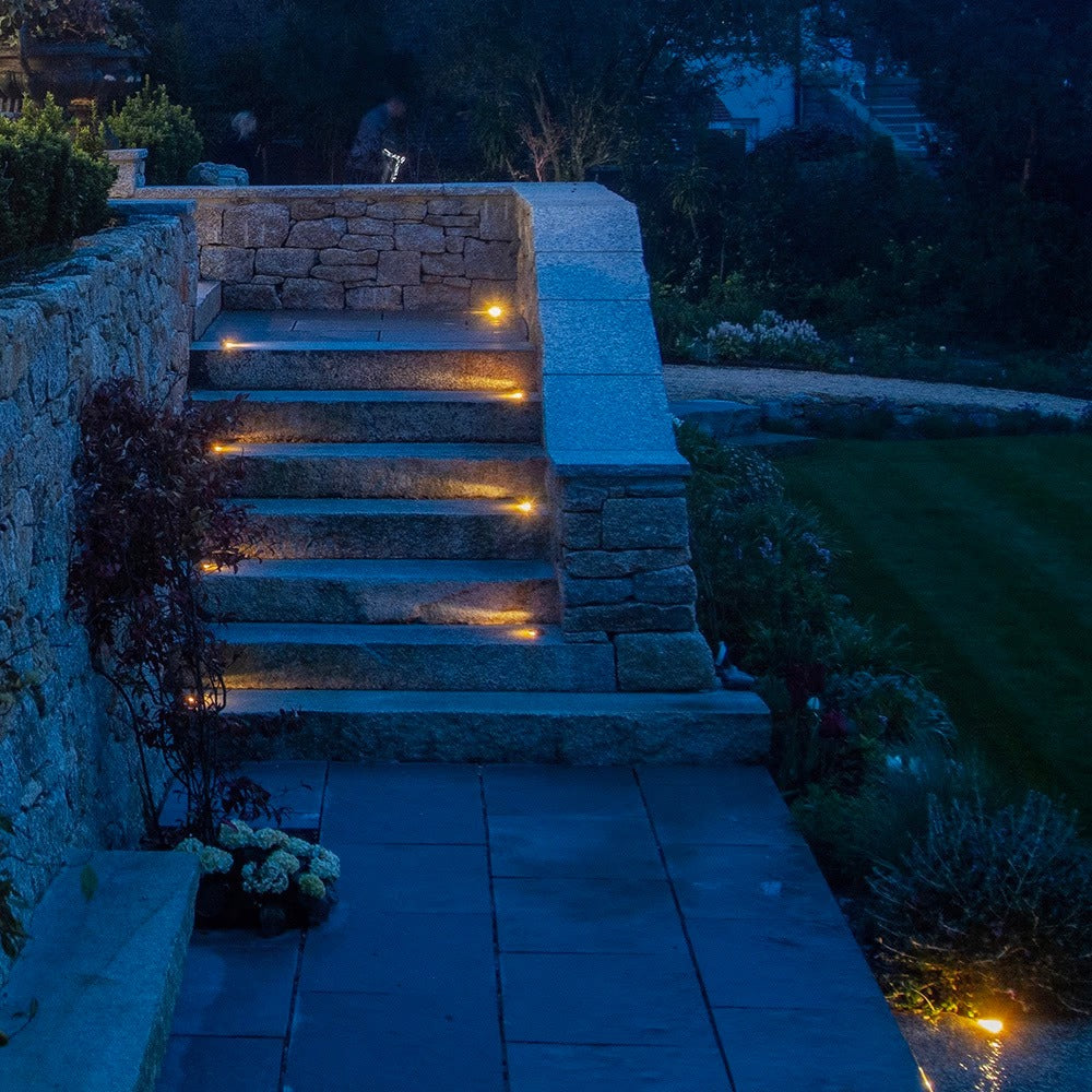 Soho Lighting Chelsea IP68 Solid Brass Step / Wall Light 12V DC 3000K with 3 Metre Cable