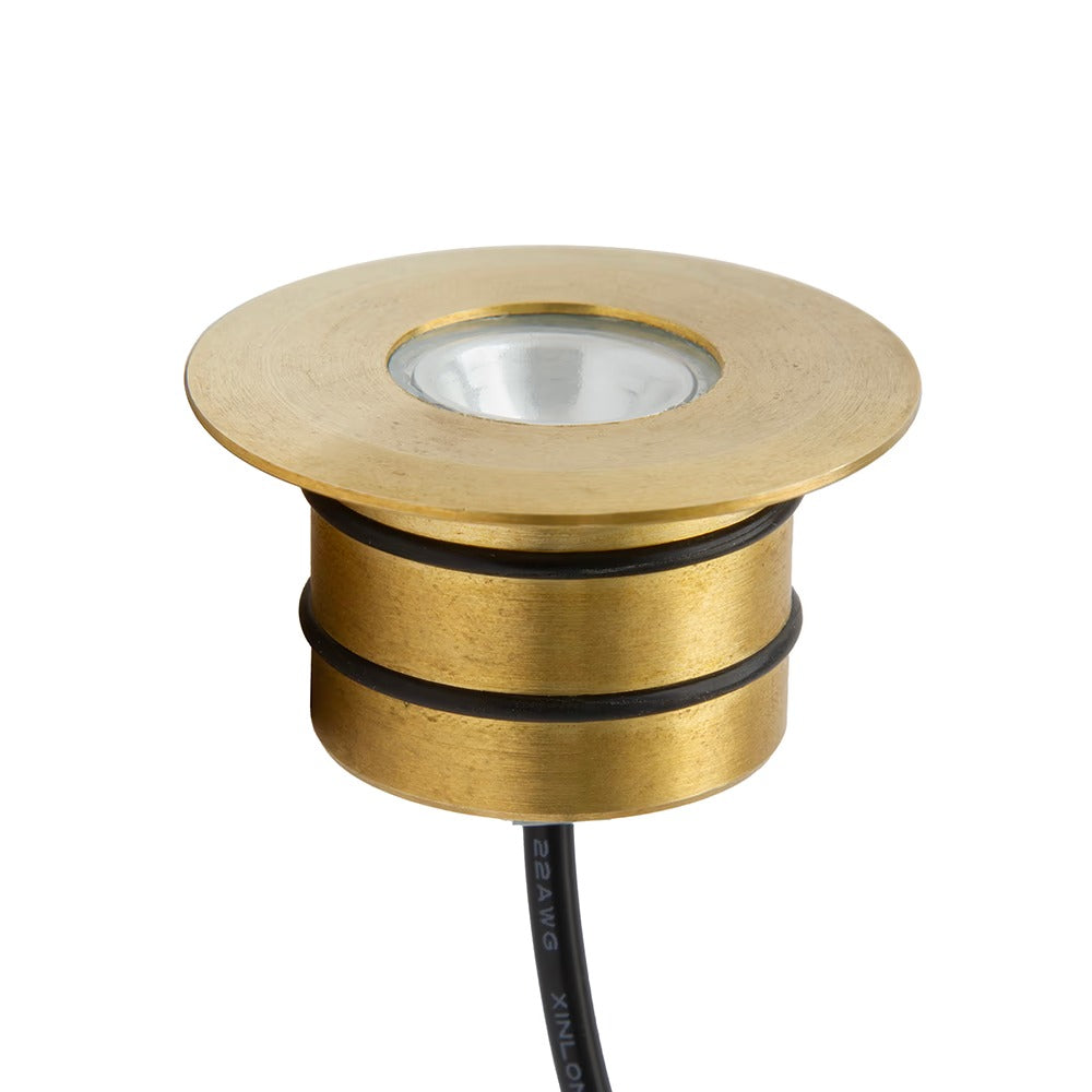 Soho Lighting Chelsea IP68 Solid Brass Uplighter Floor Light 12V DC 4000K
