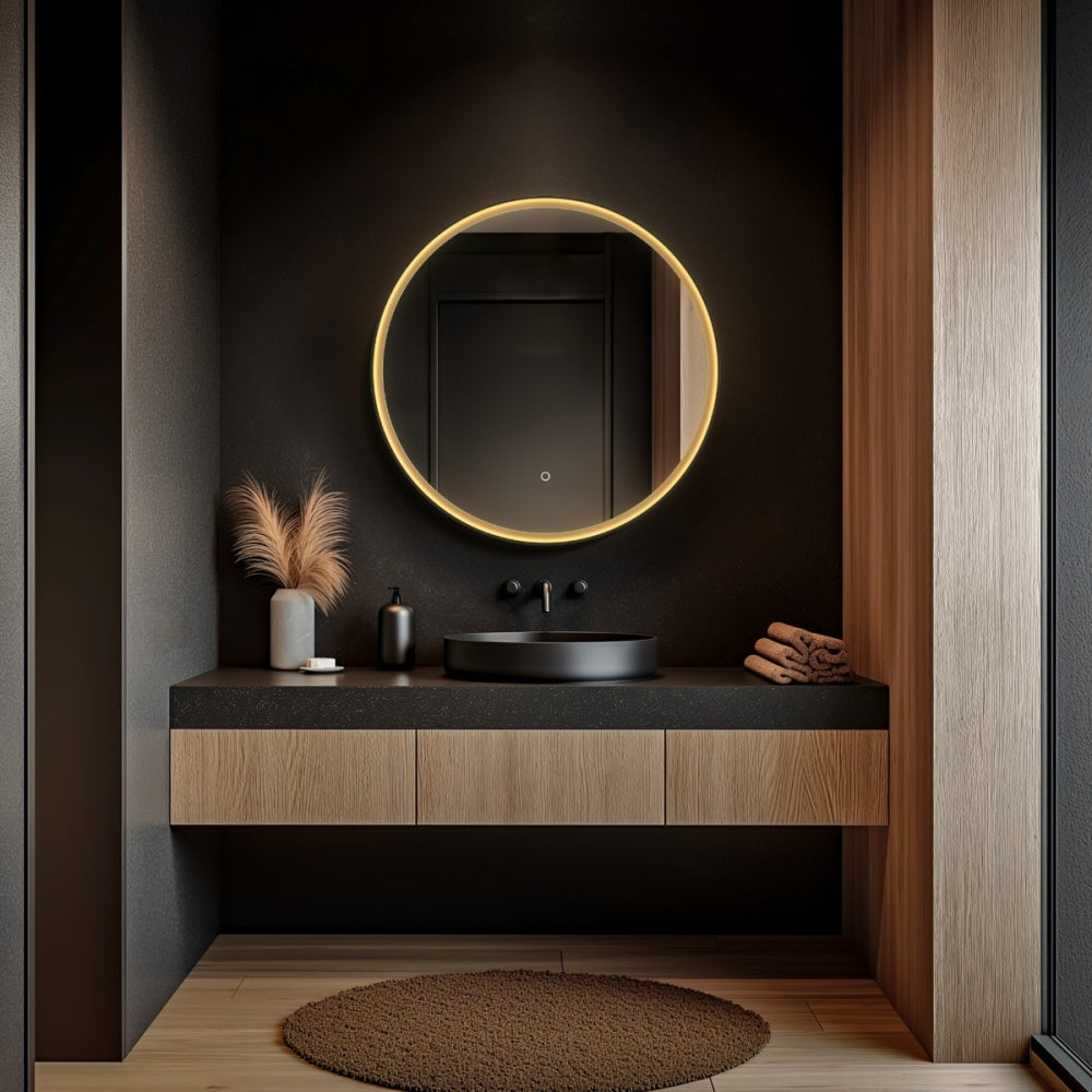 Luxor Round Mirror - 80cm
